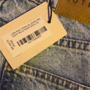 Motel Rocks Low Rise Parallell Jeans